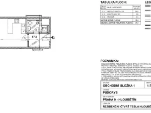 Prodej bytu 1+kk, Praha - Hloubětín, Poděbradská, 42 m2