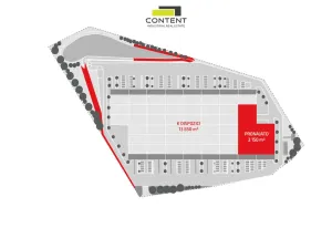 Pronájem skladu, Mikulov, Nádražní, 7000 m2