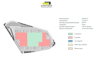 Pronájem skladu, Mikulov, Nádražní, 7000 m2