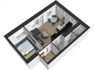 Prodej bytu 2+kk, Brno, Renneská třída, 44 m2