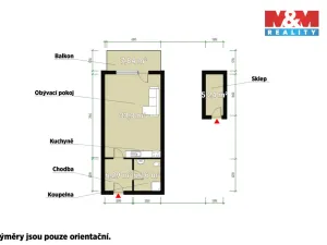 Pronájem bytu 1+kk, Plzeň - Skvrňany, Františka Kováříka, 46 m2