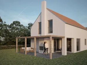 Prodej domu na klíč, Kaplice - Mostky, 122 m2