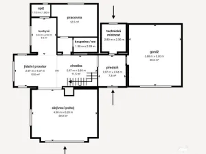 Prodej rodinného domu, Praha - Přední Kopanina, U třešňového sadu, 249 m2