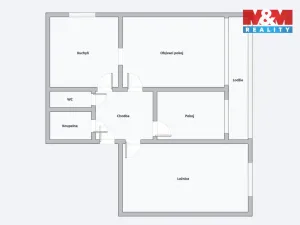 Prodej bytu 3+1, Podbořany, Dukelská, 68 m2