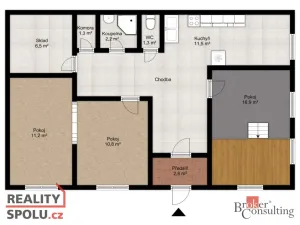 Prodej rodinného domu, Měčín - Třebýcina, 80 m2