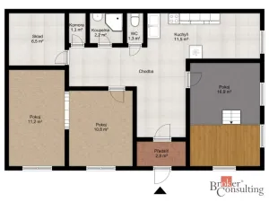Prodej rodinného domu, Měčín - Třebýcina, 80 m2