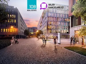 Pronájem kanceláře, Praha - Karlín, Rohanské nábřeží, 3400 m2