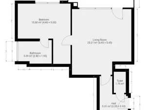 Pronájem bytu 2+kk, Praha - Hloubětín, Modrého, 58 m2