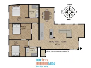 Pronájem bytu 4+kk, Praha - Nové Město, Štěpánská, 103 m2