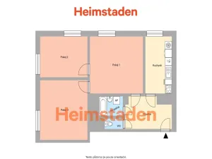 Pronájem bytu 3+1, Havířov - Město, U Stromovky, 71 m2