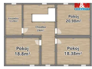 Pronájem bytu 4+kk, Domažlice - Město, Kostelní, 146 m2