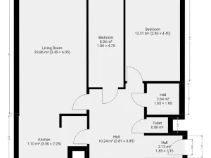 Pronájem bytu 3+kk, Praha - Chodov, Mikulova, 64 m2