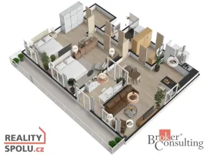 Prodej bytu 3+kk, Poděbrady - Poděbrady III, Lidická, 113 m2