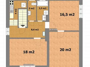 Prodej bytu 3+1, Praha - Modřany, Pod sady, 74 m2