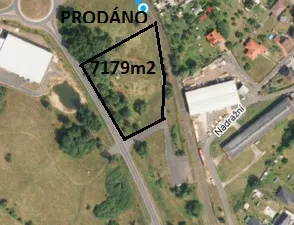 Prodej komerčního pozemku, Hroznětín, Nádražní, 7451 m2