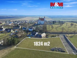 Prodej pozemku pro bydlení, Dobrovice - Sýčina, 1824 m2