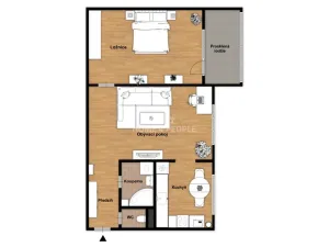 Prodej bytu 2+1, Kolín - Kolín III, Seifertova, 64 m2