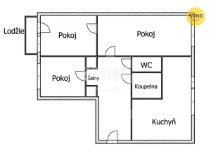 Prodej bytu 3+1, Orlová, 68 m2