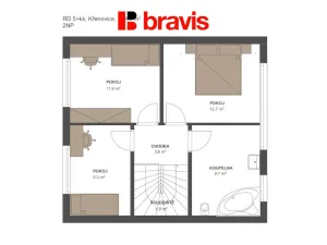 Prodej rodinného domu, Křenovice, Otakara Černého, 110 m2