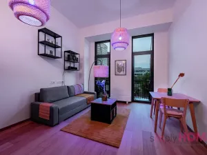 Pronájem bytu 1+kk, Praha - Holešovice, V háji, 37 m2