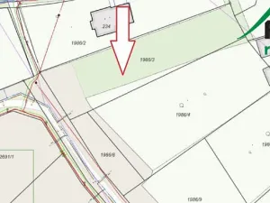 Prodej pozemku, Ctiboř, 1858 m2