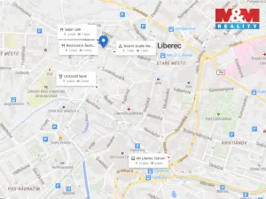 Pronájem obchodního prostoru, Liberec, Růžová, 25 m2