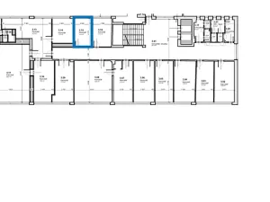 Pronájem kanceláře, Brno, Hněvkovského, 11 m2