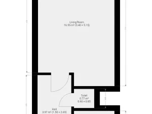 Pronájem bytu 1+kk, Praha - Braník, Vavřenova, 23 m2