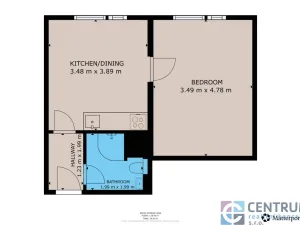 Pronájem bytu 1+1, Jablonec nad Nisou, Liberecká, 37 m2