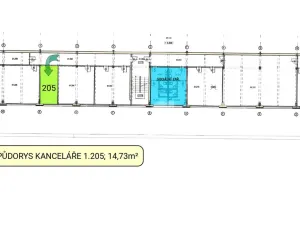 Pronájem kanceláře, Ledeč nad Sázavou, Podolí, 14 m2