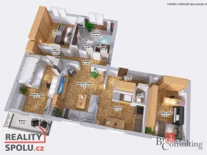 Prodej bytu 4+kk, Liberec - Liberec V-Kristiánov, Stavbařů, 101 m2