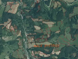 Dražba pozemku, Malá Bystřice, 933 m2