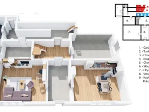 Prodej chalupy, Police nad Metují - Hlavňov, 160 m2