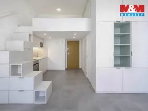 Pronájem bytu 1+kk, Praha - Karlín, Pernerova, 26 m2