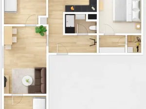 Prodej bytu 4+1, Kladno - Kročehlavy, Dánská, 70 m2