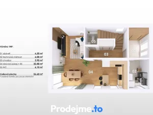 Prodej rodinného domu, Jenštejn, 104 m2