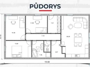 Prodej domu na klíč, Cizkrajov - Mutná, 107 m2