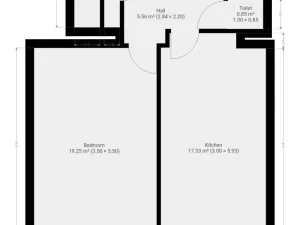 Pronájem bytu 2+kk, Praha - Vršovice, Ruská, 47 m2