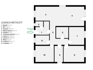 Prodej rodinného domu, Novosedly, 110 m2