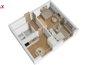 Pronájem bytu 1+1, Hradec Králové - Nový Hradec Králové, třída Edvarda Beneše, 40 m2