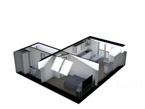 Pronájem bytu 2+kk, Písek, Bořivojova, 35 m2