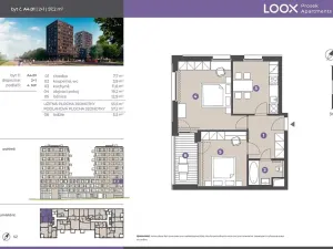 Pronájem bytu 2+1, Praha - Prosek, Litoměřická, 56 m2