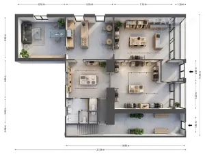 Prodej rodinného domu, Veselí nad Lužnicí, náměstí T. G. Masaryka, 570 m2