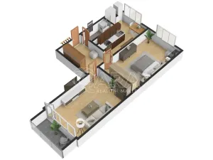 Pronájem bytu 2+1, Praha - Kamýk, Špirkova, 61 m2