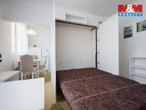 Pronájem bytu 1+kk, Praha - Strašnice, Královická, 25 m2