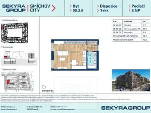 Prodej bytu 1+kk, Praha - Smíchov, Toyen, 42 m2