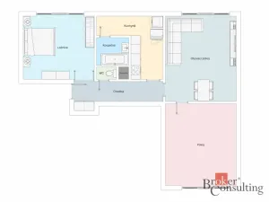 Prodej bytu 3+1, Plzeň - Doubravka, Železničářská, 77 m2