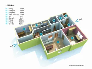 Prodej rodinného domu, Žeraviny, 73 m2