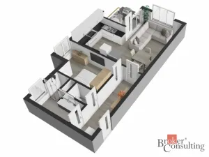 Pronájem bytu 2+kk, Hradec Králové - Třebeš, Pod Svahem, 64 m2