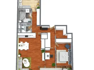 Pronájem bytu 4+kk, Praha - Hrdlořezy, Hrdlořezská, 99 m2